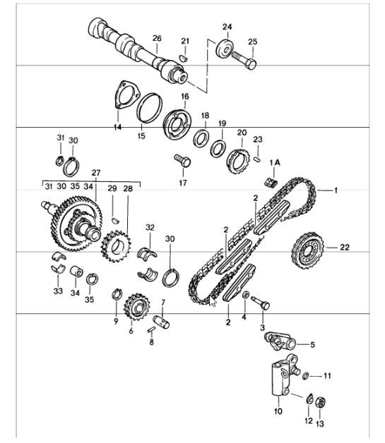 Diagram 103-15 Porsche Cayenne Coupé E-Hybrid V6 3.0L 340CV 