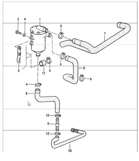 Diagram 104-02 Porsche Cayman 987C/981C (2005-2016) Motor