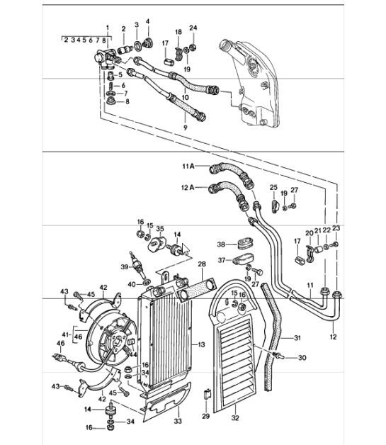 Diagram 104-05 Porsche 911/912 (1965-1989) Motor