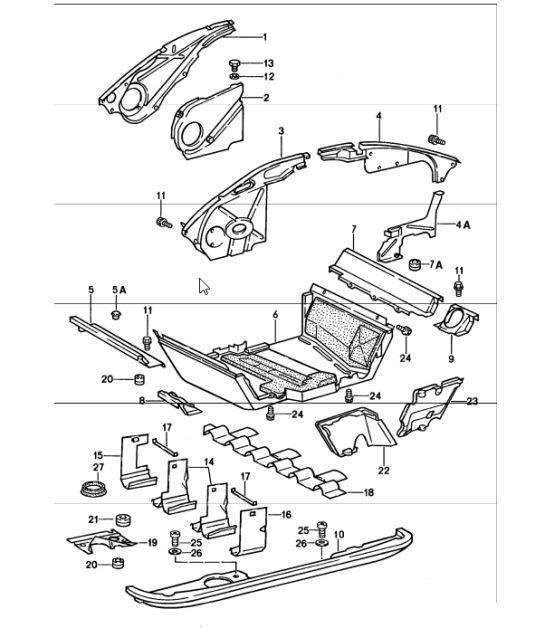 Diagram 105-10 Porsche 911/912 (1965-1989) Moteur