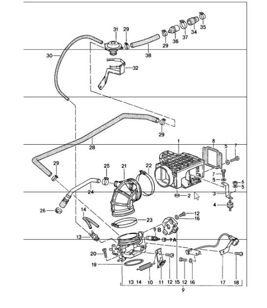 Diagram 107-00 Porsche 992 (911) MK1 2019-2024 Engine