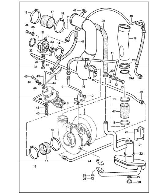 Diagram 107-40 Porsche Panamera 4 Sport Turismo 2.9L V6 