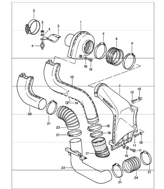 Diagram 108-10 Porsche 911 & 912 (1965-1989) Engine