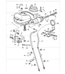 impianto di alimentazione anteriore 911 1987-89