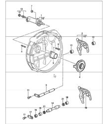 rilascio frizione idraulico 911 1987-89