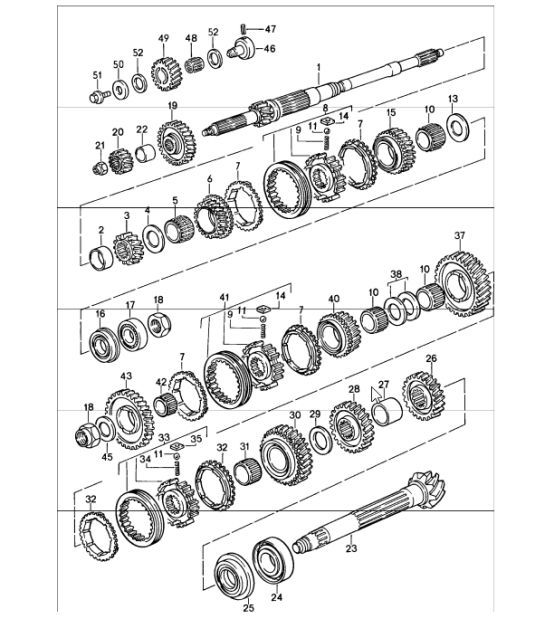 Diagram 303-15 Porsche Cayenne 3.6L 2007>> Transmission