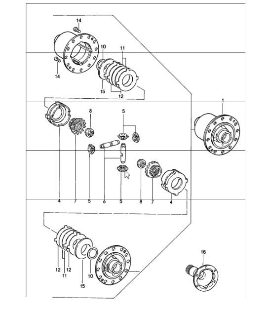 Diagram 305-05 Porsche 911 和 912（1965-1989） 传播