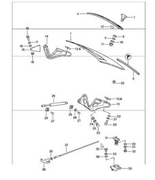 deksel achter 911 1987-89
