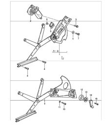 power windows 911 1987-89