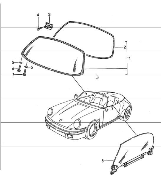 Diagram 805-10 Porsche Panamera Turbo V8 4.8L  车身