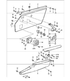 interior equipment: doors 911 1987-89