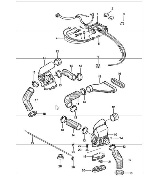 Diagram 813-01 Porsche 911/912 (1965-1989) Carrocería