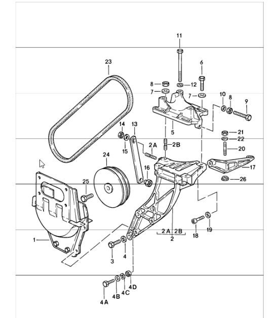 Diagram 813-20 Porsche 968 CS 3.0L 1993-95 Body