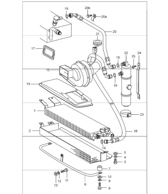 Diagram 813-45 Porsche Cayman S 3.4L 987C 2005-08 Carrocería