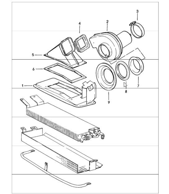 Diagram 813-50 Porsche Cayenne S V8 4.2L Diesel 382 CV Carrozzeria