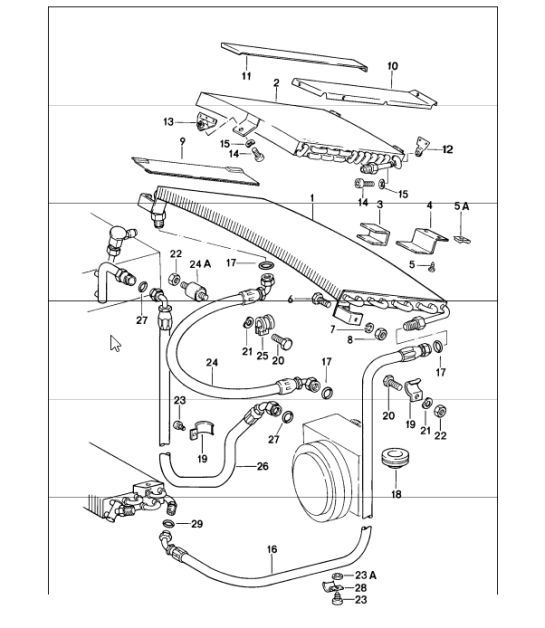 Diagram 813-55 Porsche 卡宴 S 4.5L V8 2003 年>>  车身