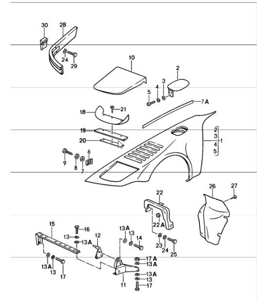 Diagram 880-20 Porsche Cayenne Turbo V8 4.0L Gasolina 550 CV 