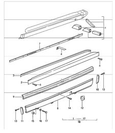 special model flatnose design exterior panelling centre 911 TURBO M506 1988-89