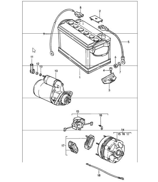 Diagram 902-05 Porsche Carrera GT（2003-2006年） 