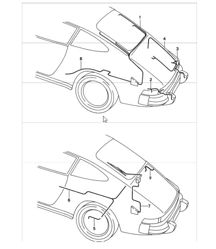 faisceaux arrière 911 1987-89