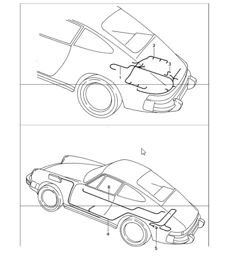 kabelbomen motor - dme - o2 sensor closed-loop ctrl 911 1987-89