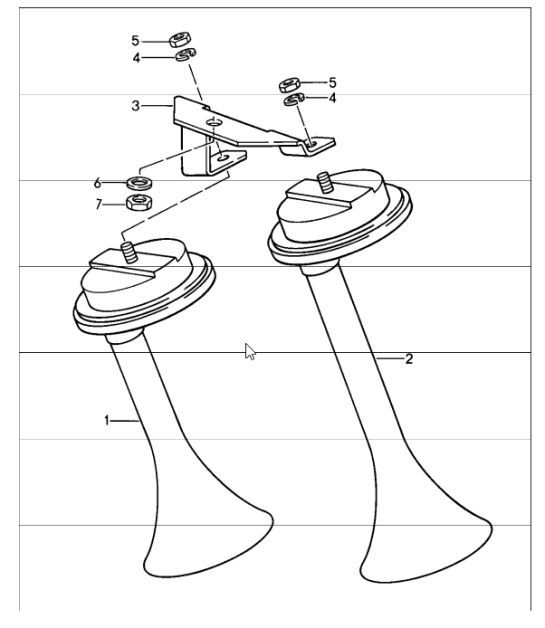 Diagram 903-00 Porsche 911/912 (1965-1989) Équipement électrique
