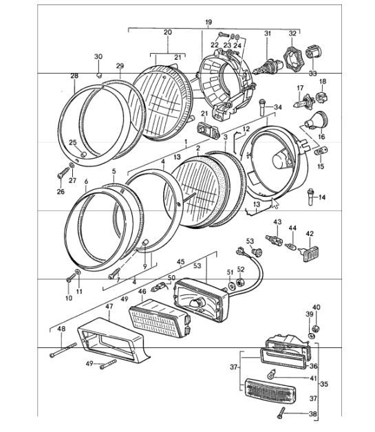 Diagram 905-00 Porsche Cayenne Turbo S V8 4.8L 汽油 550HP 电子设备