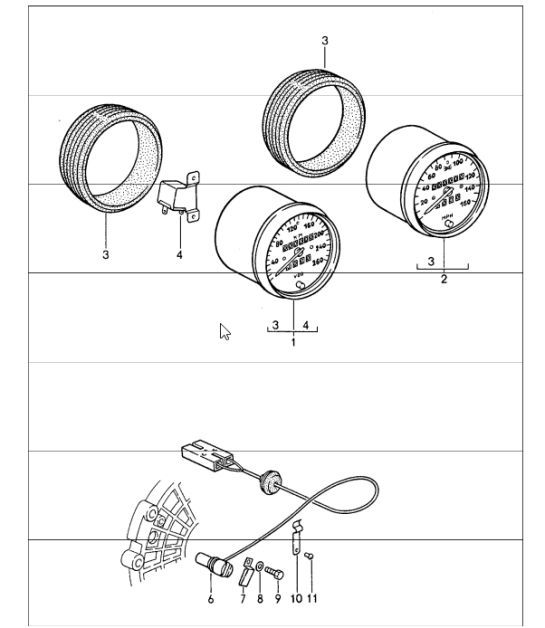Diagram 906-05 Porsche 997 MkII Turbo 2009>> Equipo eléctrico