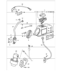 ventilatore riscaldamento supplementare 911 1987-89