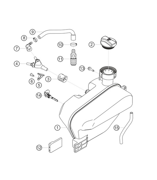Water expansion tank 911 (991) GT3 CUP 2016