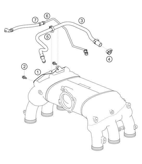 Diagram 1.1-26 Porsche 991 GT3 Cup 2016 Engine