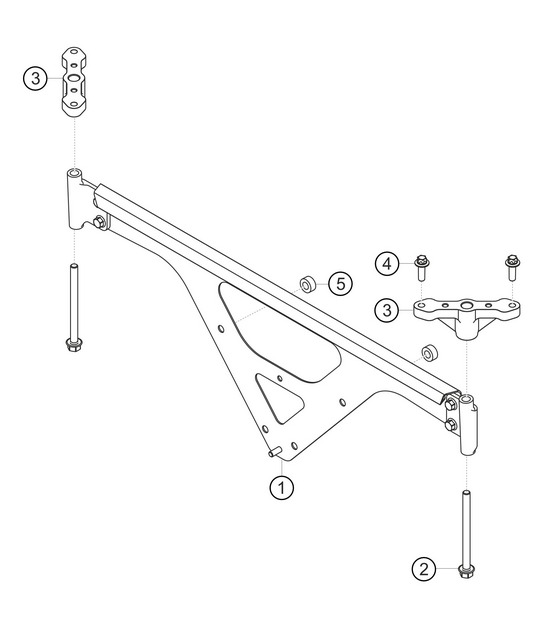 Engine bracket 911 (991) GT3 CUP 2016
