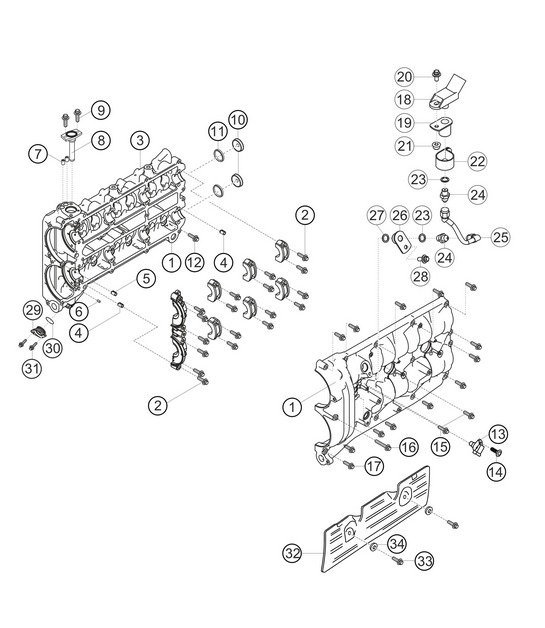 Camshaft housing 911 (991) GT3 CUP 2016