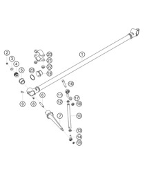 Stabilisatorstang achter 911 (991) GT3 CUP 2016