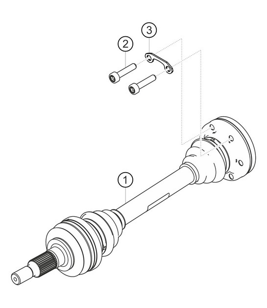 Diagram 5.5-06 Porsche 991 (911) MK1 2012-2016 Essieu arrière