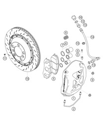 Rem voor 911 (991) GT3 CUP 2016