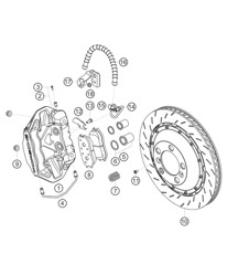 2016款保时捷911（991）GT3 CUP后刹车