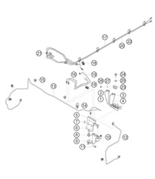 Conductos de freno delanteros 911 (991) GT3 CUP 2016