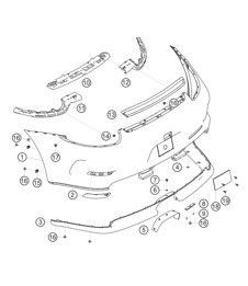 Revêtement arrière pour Porsche 911 (991) GT3 Cup 2016