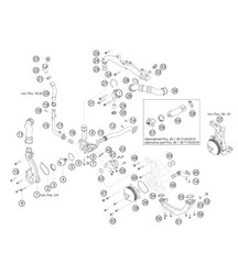 Circuit d&#39;eau du moteur 911 (991) GT3 CUP 2018 - 2019