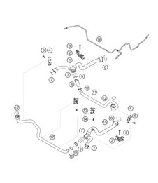 Circuito de agua delantero 911 (991) GT3 CUP 2018 - 2019