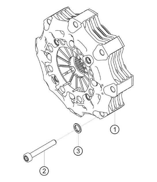 clutch 911 (991) GT3 CUP 2018 - 2019