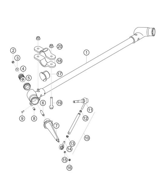 Diagram 4.4-03 Porsche Cayman S 3.4L 987C 2005-08 Front Axle, Steering 