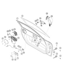 Doors 911 (991) GT3 CUP 2018 - 2019