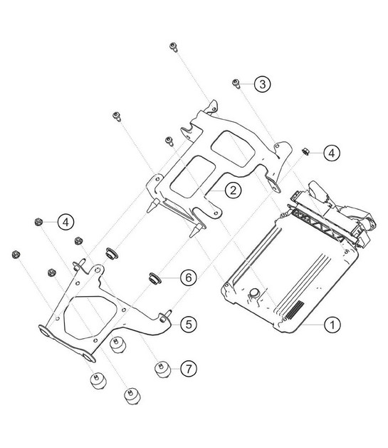 Engine control unit 911 (991) GT3 CUP 2018 - 2019
