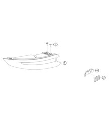 Rear light 911 (991) GT3 CUP 2018 - 2019