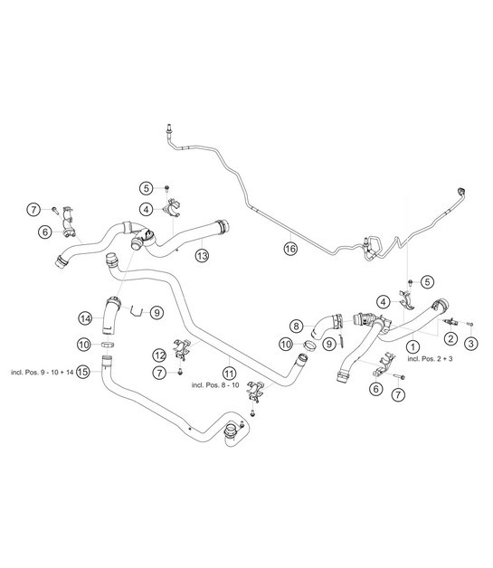 Diagram 1.1-15 Porsche 996 (911) (1997-2005) Engine