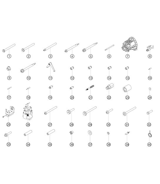 Diagram 0.0-05 Porsche Cayenne 9YA 2018-2023 