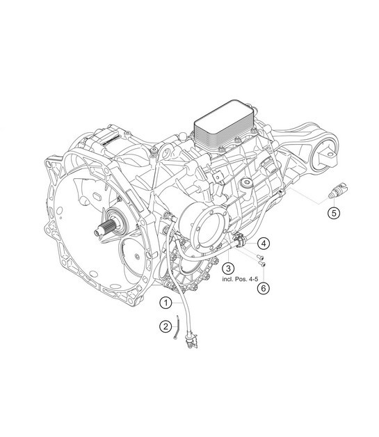 Diagram 3.3-03 Porsche Cayenne 3.2L V6 2003>> Transmission