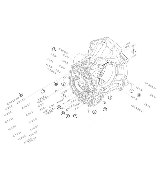 Diagram 3.3-05 Porsche Cayman S 3.4L 987C 2005-08 Transmission
